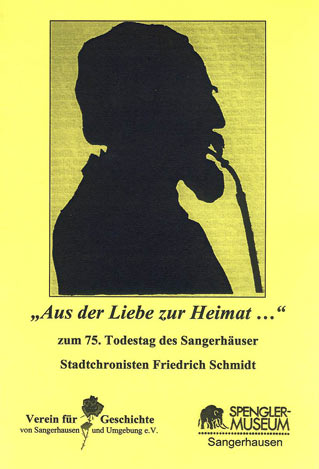 Deckblatt des Begleitheftes zur Friedrich Schmidt Ausstellung